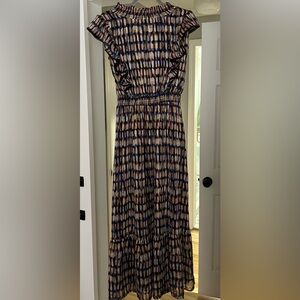 Lost & Wander Smocked High Neck Dress